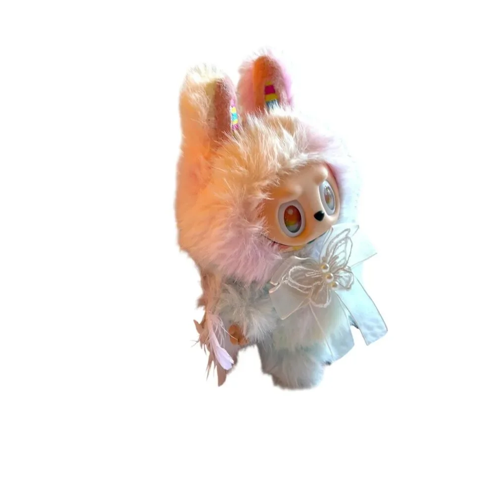 Labubu Rainbow Plush Bag Charm Pop Mart The Monsters Doll - Picture 3 of 5